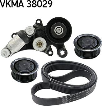 SKF VKMA 38029 - Kit Cinghie Poly-V www.autoricambit.com