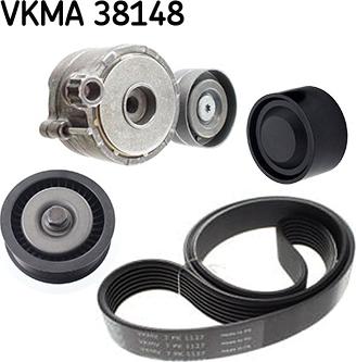 SKF VKMA 38148 - Kit Cinghie Poly-V www.autoricambit.com