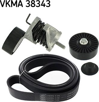 SKF VKMA 38343 - Kit Cinghie Poly-V www.autoricambit.com