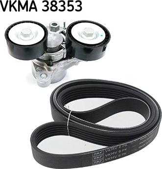 SKF VKMA 38353 - Kit Cinghie Poly-V www.autoricambit.com