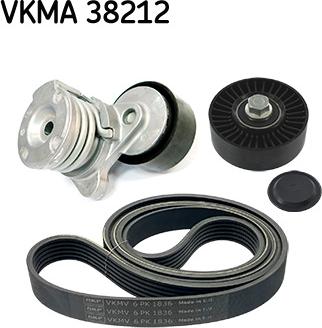 SKF VKMA 38212 - Kit Cinghie Poly-V www.autoricambit.com