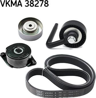 SKF VKMA 38278 - Kit Cinghie Poly-V www.autoricambit.com