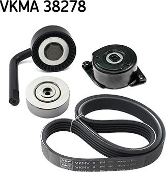 SKF VKMA 38278 - Kit Cinghie Poly-V www.autoricambit.com