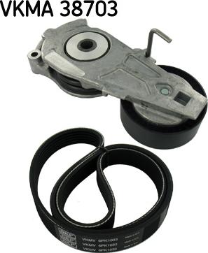 SKF VKMA 38703 - Kit Cinghie Poly-V www.autoricambit.com