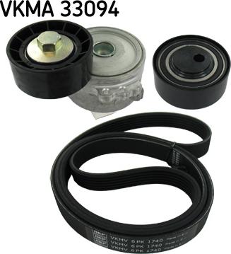 SKF VKMA 33094 - Kit Cinghie Poly-V www.autoricambit.com