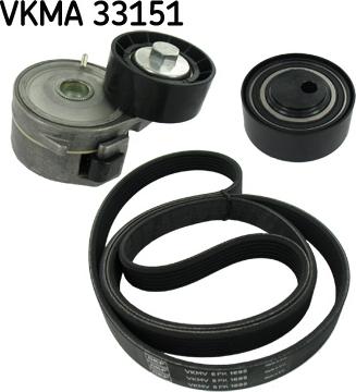 SKF VKMA 33151 - Kit Cinghie Poly-V www.autoricambit.com