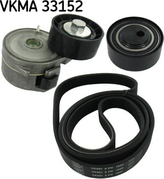 SKF VKMA 33152 - Kit Cinghie Poly-V www.autoricambit.com