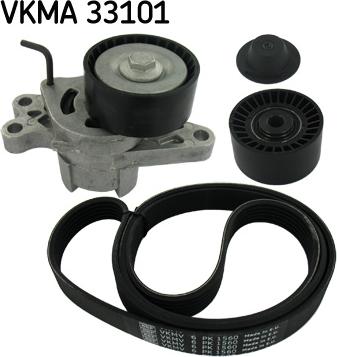 SKF VKMA 33101 - Kit Cinghie Poly-V www.autoricambit.com