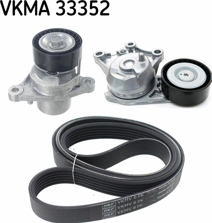 SKF VKMA 33352 - Kit Cinghie Poly-V www.autoricambit.com