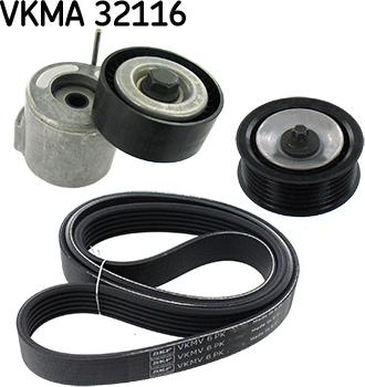 SKF VKMA 32116 - Kit Cinghie Poly-V www.autoricambit.com
