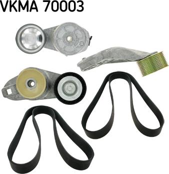 SKF VKMA 70003 - Kit Cinghie Poly-V www.autoricambit.com