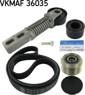 SKF VKMAF 36035 - Kit Cinghie Poly-V www.autoricambit.com