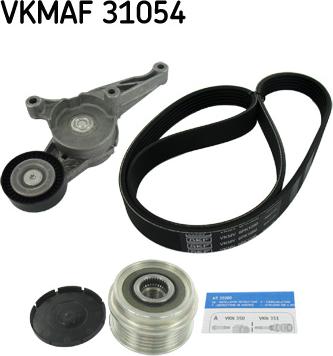 SKF VKMAF 31054 - Kit Cinghie Poly-V www.autoricambit.com