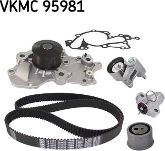 SKF VKMC 95981 - Pompa acqua + Kit cinghie dentate www.autoricambit.com