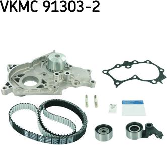 SKF VKMC 91303-2 - Pompa acqua + Kit cinghie dentate www.autoricambit.com