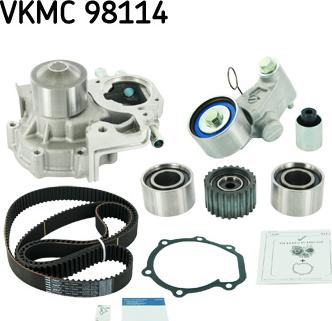 SKF VKMC 98114 - Pompa acqua + Kit cinghie dentate www.autoricambit.com