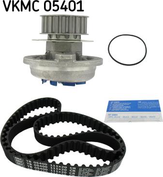 SKF VKMC 05401 - Pompa acqua + Kit cinghie dentate www.autoricambit.com