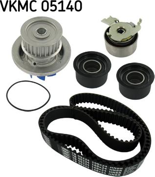 SKF VKMC 05140 - Pompa acqua + Kit cinghie dentate www.autoricambit.com