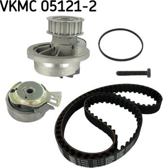 SKF VKMC 05121-2 - Pompa acqua + Kit cinghie dentate www.autoricambit.com