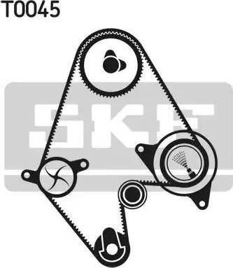 SKF VKMC 05201 - Pompa acqua + Kit cinghie dentate www.autoricambit.com