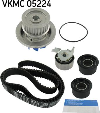 SKF VKMC 05224 - Pompa acqua + Kit cinghie dentate www.autoricambit.com