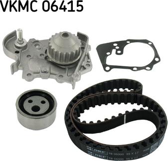 SKF VKMC 06415 - Pompa acqua + Kit cinghie dentate www.autoricambit.com