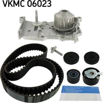 SKF VKMC 06023 - Pompa acqua + Kit cinghie dentate www.autoricambit.com