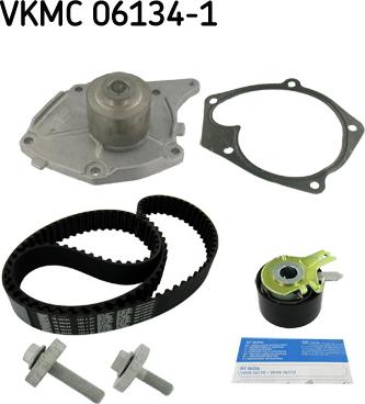 SKF VKMC 06134-1 - Pompa acqua + Kit cinghie dentate www.autoricambit.com