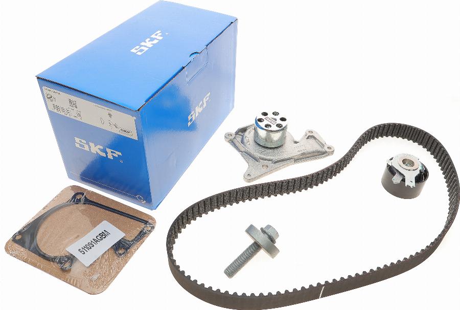 SKF VKMC 06136 - Pompa acqua + Kit cinghie dentate www.autoricambit.com