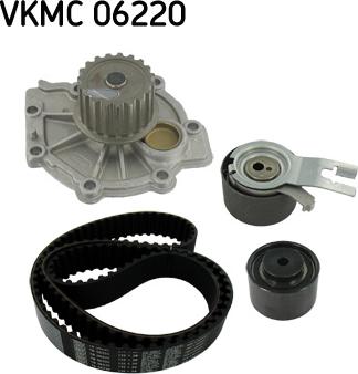 SKF VKMC 06220 - Pompa acqua + Kit cinghie dentate www.autoricambit.com