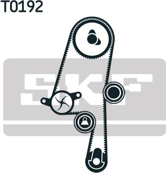 SKF VKMC 06220 - Pompa acqua + Kit cinghie dentate www.autoricambit.com