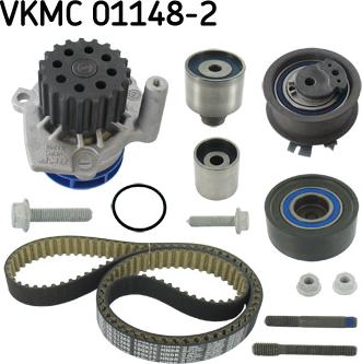 SKF VKMC 01148-2 - Pompa acqua + Kit cinghie dentate www.autoricambit.com