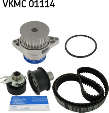 SKF VKMC 01114 - Pompa acqua + Kit cinghie dentate www.autoricambit.com