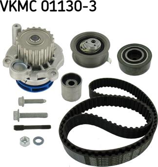 SKF VKMC 01130-3 - Pompa acqua + Kit cinghie dentate www.autoricambit.com