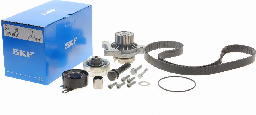 SKF VKMC 01244 - Pompa acqua + Kit cinghie dentate www.autoricambit.com