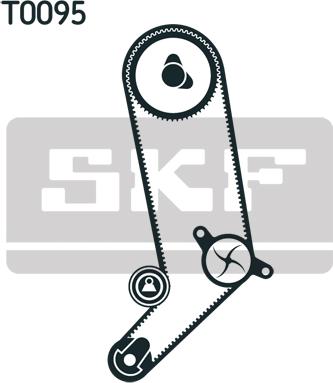 SKF VKMC 01253 - Pompa acqua + Kit cinghie dentate www.autoricambit.com