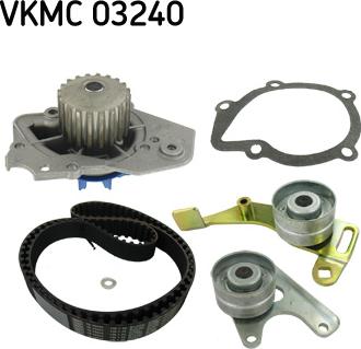 SKF VKMC 03240 - Pompa acqua + Kit cinghie dentate www.autoricambit.com