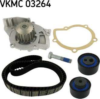 SKF VKMC 03264 - Pompa acqua + Kit cinghie dentate www.autoricambit.com