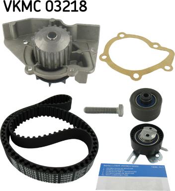 SKF VKMC 03218 - Pompa acqua + Kit cinghie dentate www.autoricambit.com