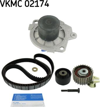 SKF VKMC 02174 - Pompa acqua + Kit cinghie dentate www.autoricambit.com