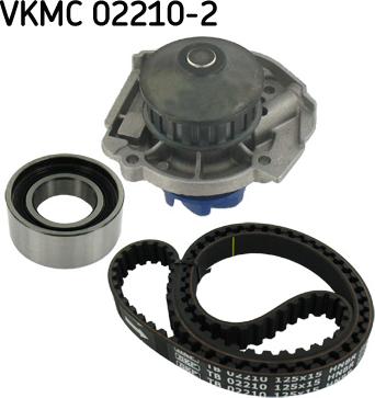 SKF VKMC 02210-2 - Pompa acqua + Kit cinghie dentate www.autoricambit.com