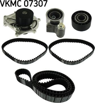 SKF VKMC 07307 - Pompa acqua + Kit cinghie dentate www.autoricambit.com