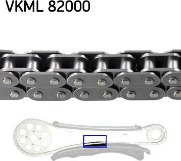 SKF VKML 82000 - Kit catena distribuzione www.autoricambit.com