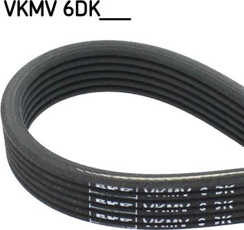 SKF VKMV 6DK1697 - Cinghia Poly-V www.autoricambit.com