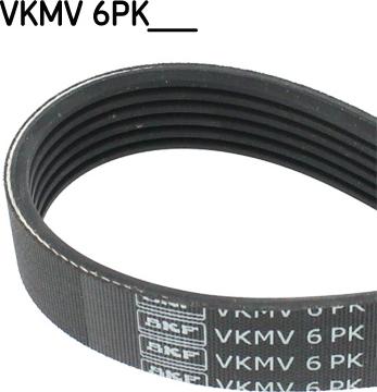SKF VKMV 6PK1050 - Cinghia Poly-V www.autoricambit.com