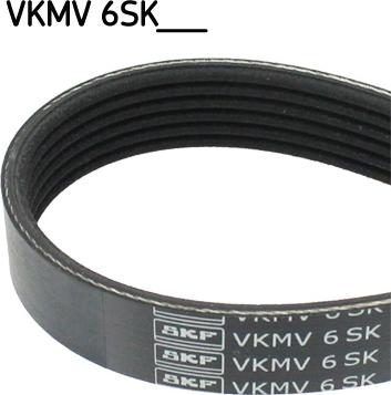 SKF VKMV 6SK691 - Cinghia Poly-V www.autoricambit.com