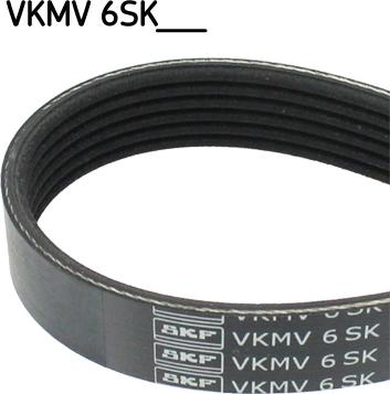 SKF VKMV 6SK873 - Cinghia Poly-V www.autoricambit.com