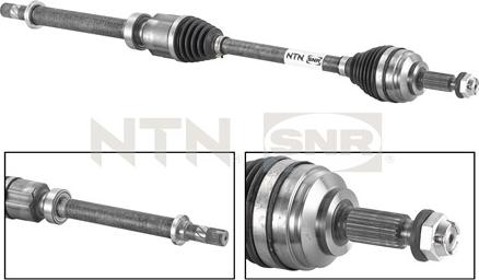 SNR DK55.052 - Albero motore/Semiasse www.autoricambit.com