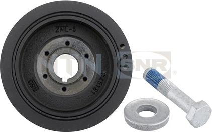 SNR DPF359.10K1 - Puleggia cinghia, Albero a gomiti www.autoricambit.com