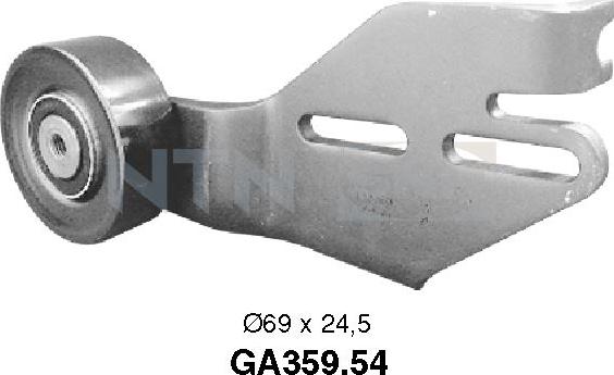 SNR GA359.54 - Galoppino/Guidacinghia, Cinghia Poly-V www.autoricambit.com